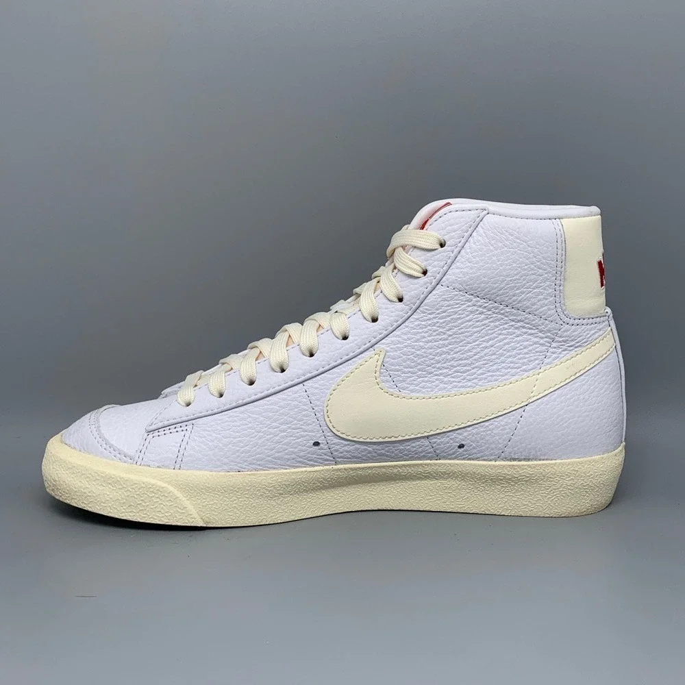 Nike Blazer Mid 77 Vintage Popcorn‎ White Skate Shoes CW6421-100 Men Sz 7